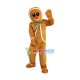Ginger Bread Boy Mascot Costume Ginger Bread Boy Mascot Costume