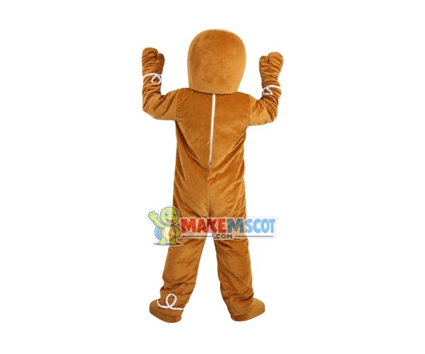 Ginger Bread Boy Mascot Costume Ginger Bread Boy Mascot Costume