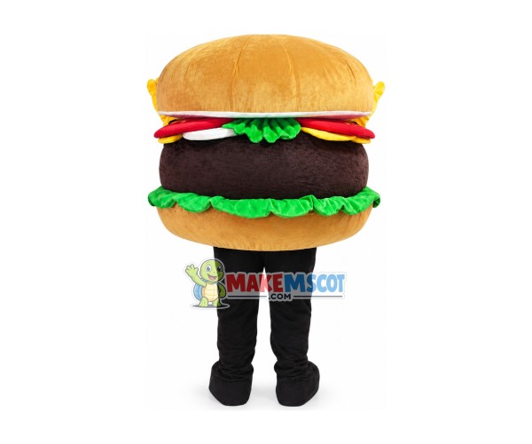 Hamburger Mascot Costume Hamburger Mascot Costume