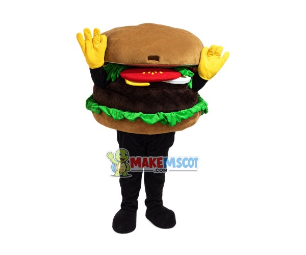 Hamburger Mascot Costume Hamburger Mascot Costume