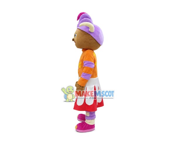 High Quality Upsy Daisy Mascot Costume High Quality Upsy Daisy Mascot Costume