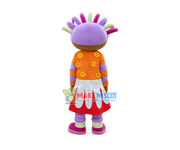 High Quality Upsy Daisy Mascot Costume High Quality Upsy Daisy Mascot Costume