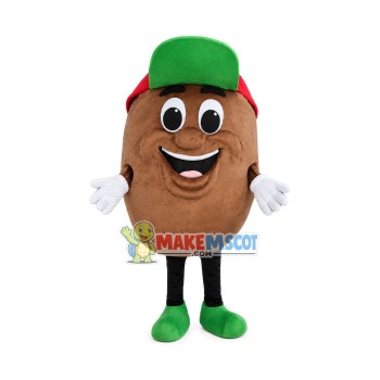 Green Hat Potato Mascot Costume