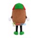 Green Hat Potato Mascot Costume Green Hat Potato Mascot Costume