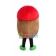 Green Hat Potato Mascot Costume Green Hat Potato Mascot Costume