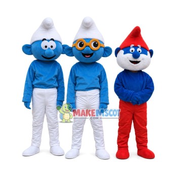 New Blue Elves Mascot Costume Elf Costume
