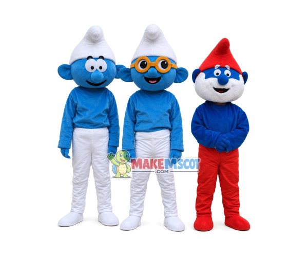New Blue Elves Mascot Costume Elf Costume New Blue Elves Mascot Costume Elf Costume