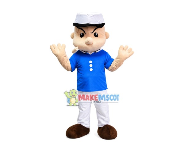 Popeye Sailor Mascot Costume Popeye Sailor Mascot Costume