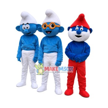 New Blue Elves Mascot Costume Elf Costume New Blue Elves Mascot Costume Elf Costume