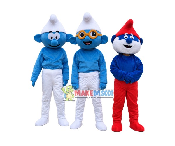 New Blue Elves Mascot Costume Elf Costume New Blue Elves Mascot Costume Elf Costume