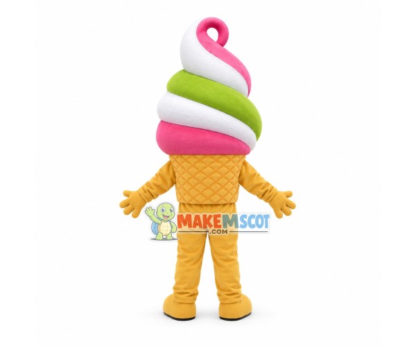 Ice Cream Cone Mascot Costume Ice Cream Cone Mascot Costume