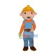Cartoon Film Adult Bob the Builder Mascot Costume