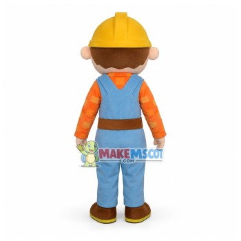 Cartoon Film Adult Bob the Builder Mascot Costume Cartoon Film Adult Bob the Builder Mascot Costume