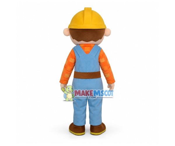 Cartoon Film Adult Bob the Builder Mascot Costume Cartoon Film Adult Bob the Builder Mascot Costume