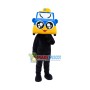 Taxi Car Mascot Costume Free Shipping