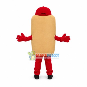 Happy Hotdog Mascot Costume Happy Hotdog Mascot Costume