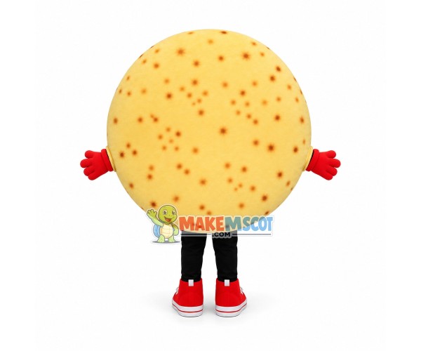 Tortilla Mascot Costume Tortilla Mascot Costume