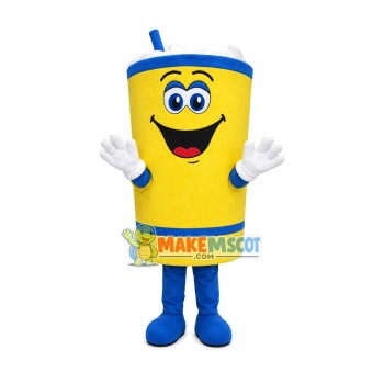 Happy Cup Mascot Costume Happy Cup Mascot Costume