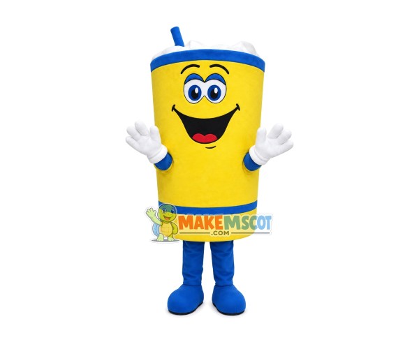 Happy Cup Mascot Costume Happy Cup Mascot Costume