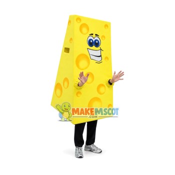 Cheese Mascot Costume Cheese Mascot Costume
