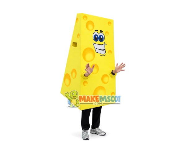 Cheese Mascot Costume Cheese Mascot Costume