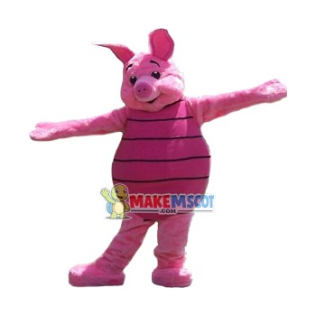 Winnie The Pooh Piglet Pig Mascot Costume