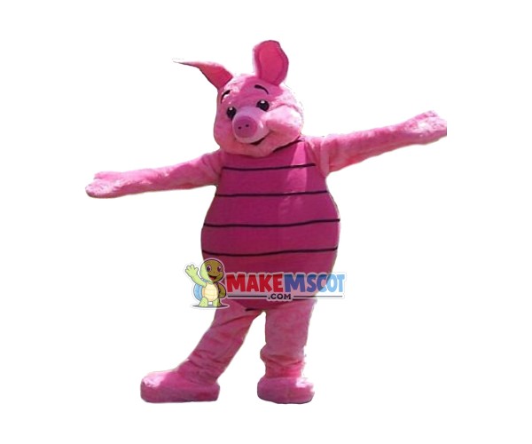 Winnie The Pooh Piglet Pig Mascot Costume