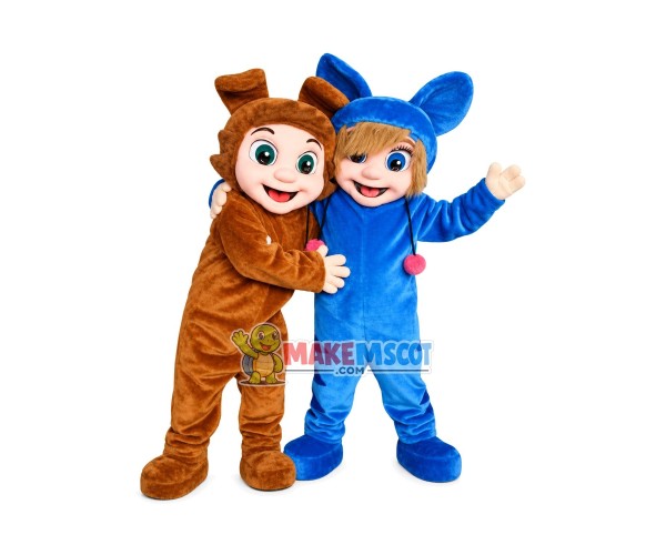 Nursery Rhymes Dave Ava Mascot Costume