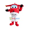 Super Wings Jett Red 2 Mascot Costume
