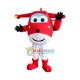 Super Wings Jett Red 2 Mascot Costume Super Wings Jett Red 2 Mascot Costume