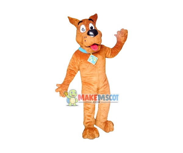 High Quality Scooby Doo 2 Mascot Costume High Quality Scooby Doo 2 Mascot Costume