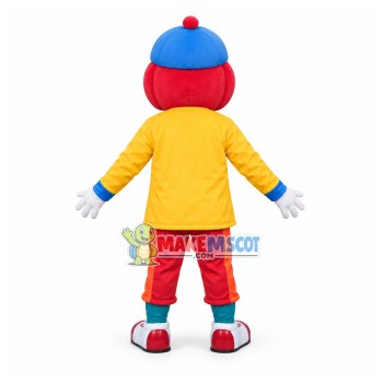 Jojo Tickle Clown Mascot Costume Jojo Tickle Clown Mascot Costume
