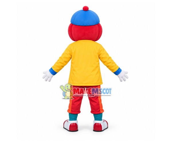 Jojo Tickle Clown Mascot Costume Jojo Tickle Clown Mascot Costume