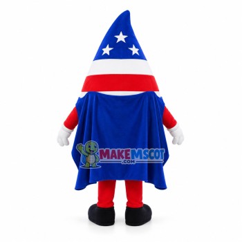 US Flag Print Water Drop Mascot Costume US Flag Print Water Drop Mascot Costume