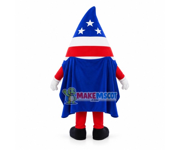US Flag Print Water Drop Mascot Costume US Flag Print Water Drop Mascot Costume