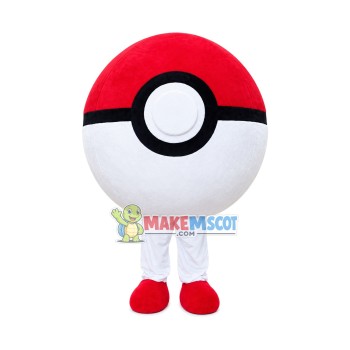 Poke Ball Mascot Costume Poke Ball Mascot Costume
