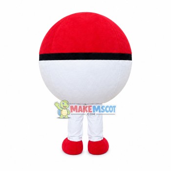 Poke Ball Mascot Costume Poke Ball Mascot Costume