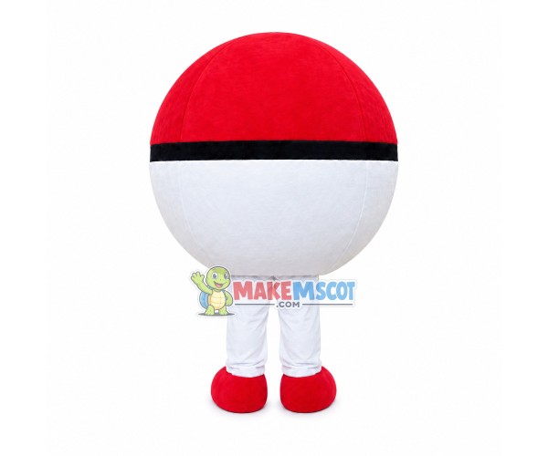 Poke Ball Mascot Costume Poke Ball Mascot Costume