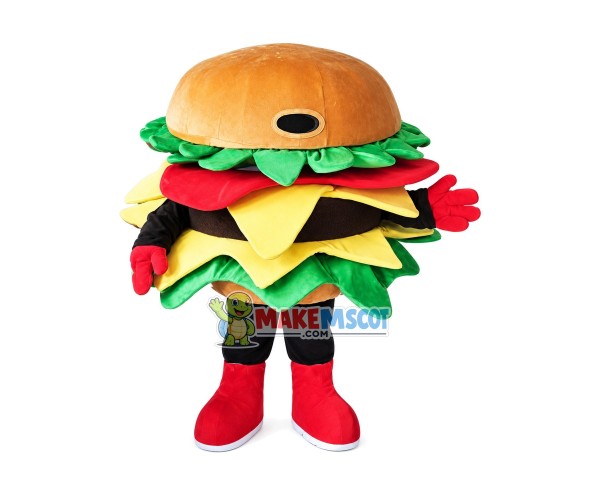 High Quality Hamburger Mascot Costume High Quality Hamburger Mascot Costume