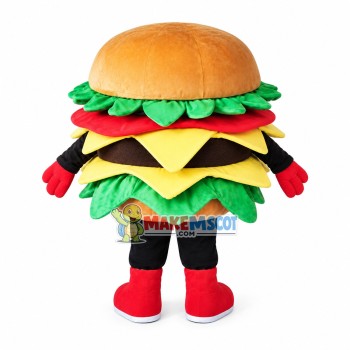 High Quality Hamburger Mascot Costume High Quality Hamburger Mascot Costume
