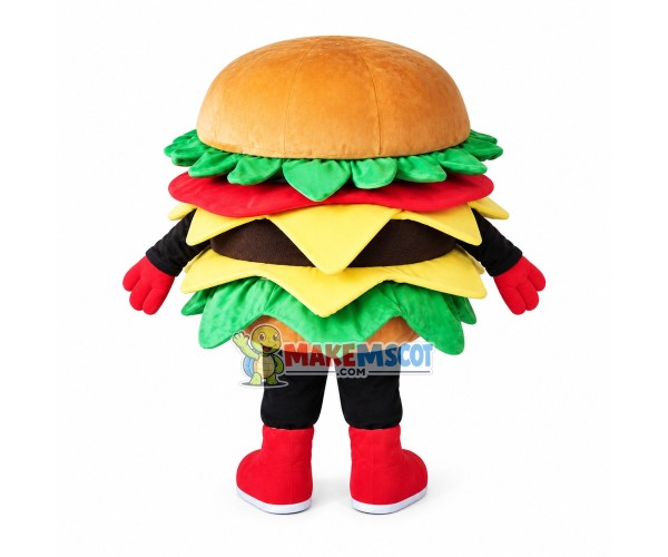 High Quality Hamburger Mascot Costume High Quality Hamburger Mascot Costume