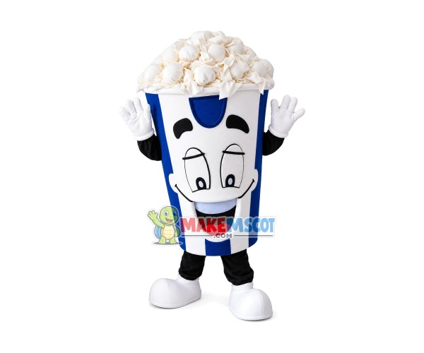 Happy Lightweight Popcorn Mascot Costume Happy Lightweight Popcorn Mascot Costume