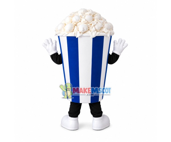 Happy Lightweight Popcorn Mascot Costume Happy Lightweight Popcorn Mascot Costume