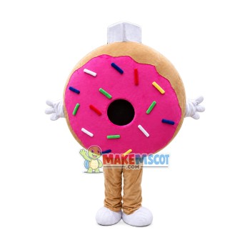 Doughnut Donut Mascot Costume Doughnut Donut Mascot Costume