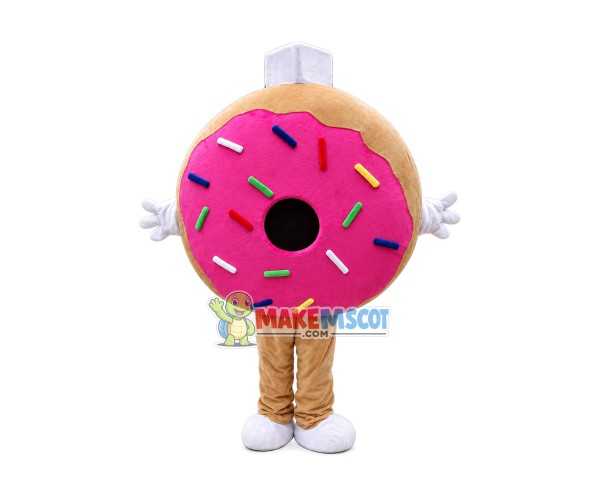Doughnut Donut Mascot Costume Doughnut Donut Mascot Costume