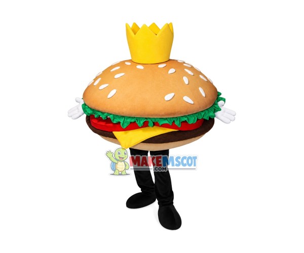 Big Hamburger Mascot Costume
