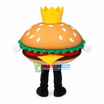 Big Hamburger Mascot Costume Big Hamburger Mascot Costume
