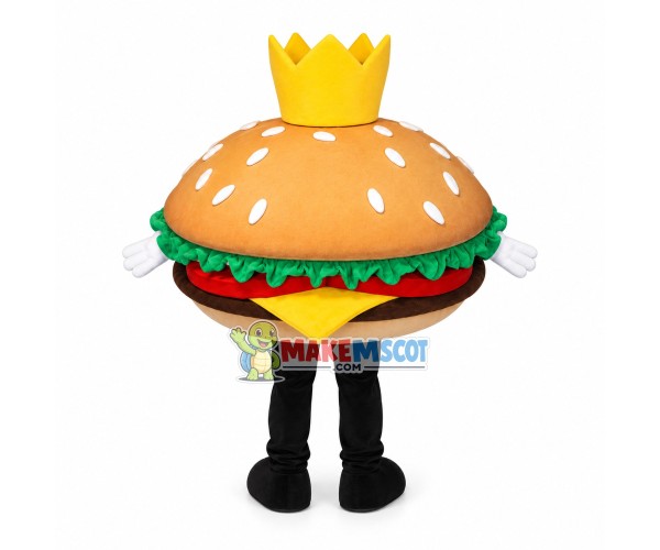 Big Hamburger Mascot Costume Big Hamburger Mascot Costume