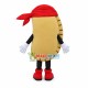 Empanada Mascot Costume Empanada Mascot Costume
