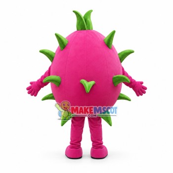 Dragon Fruit Mascot Costume Dragon Fruit Mascot Costume